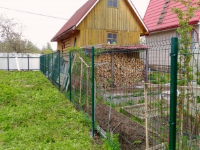 3D заборы 15 метров фото в Монино